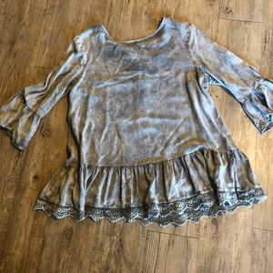 Altar'd State Gray Flowing Top